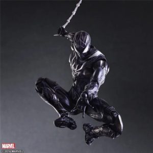 Marvel - Figurine Black Spiderman Play Arts